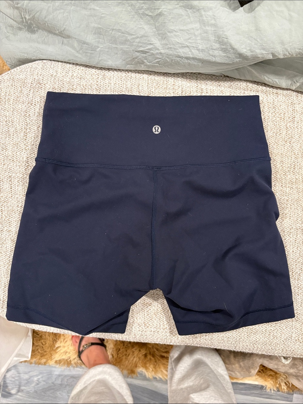 lululemon athletica Navy High-Rise Athletic Shorts
